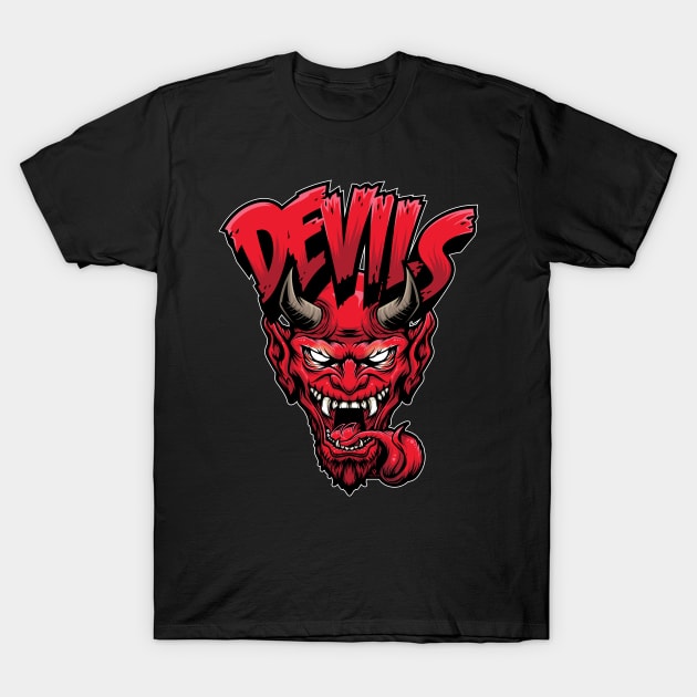 The Devils T-Shirt by vecturo